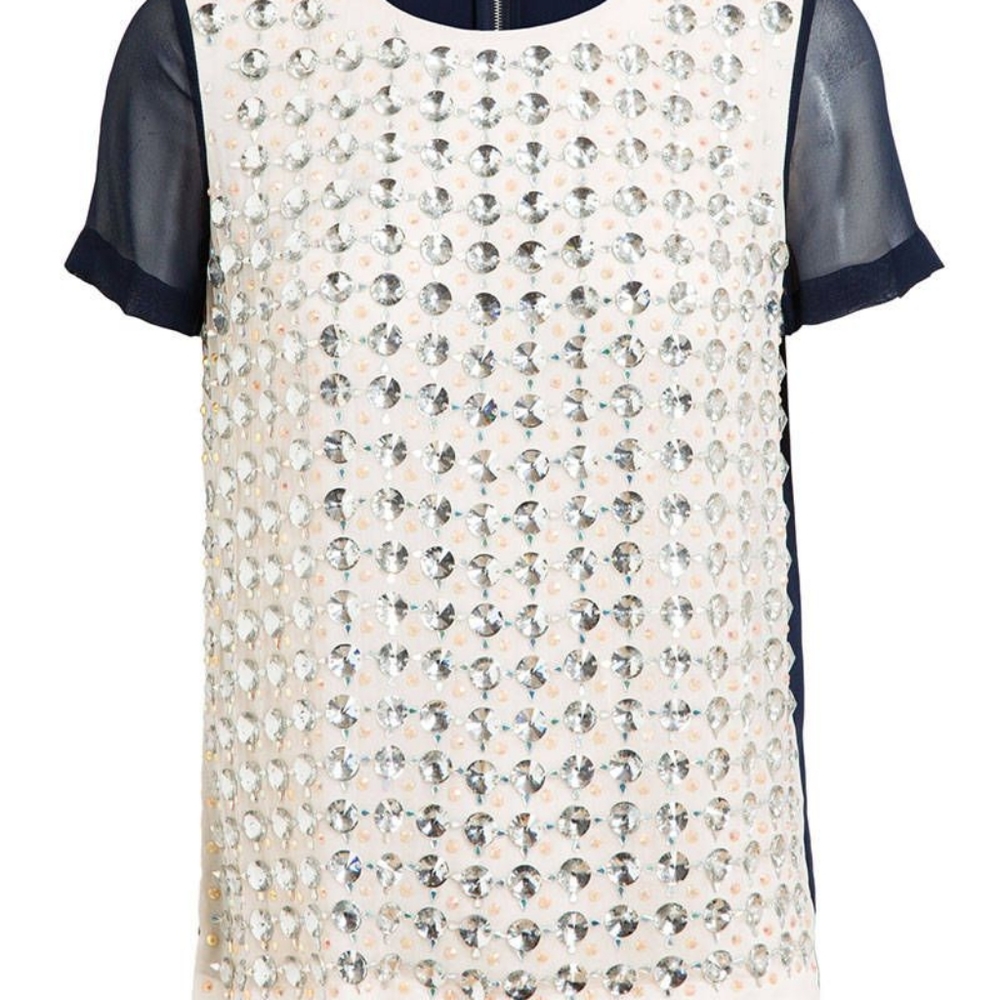 DVF Gidget Rounded Crystal Top - Picture 2 of 5